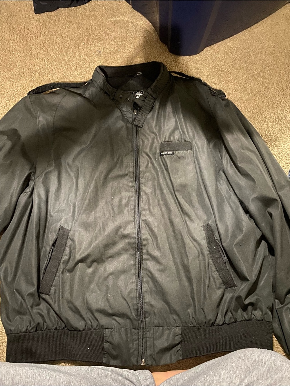 Members Only Black Bomber Jacket